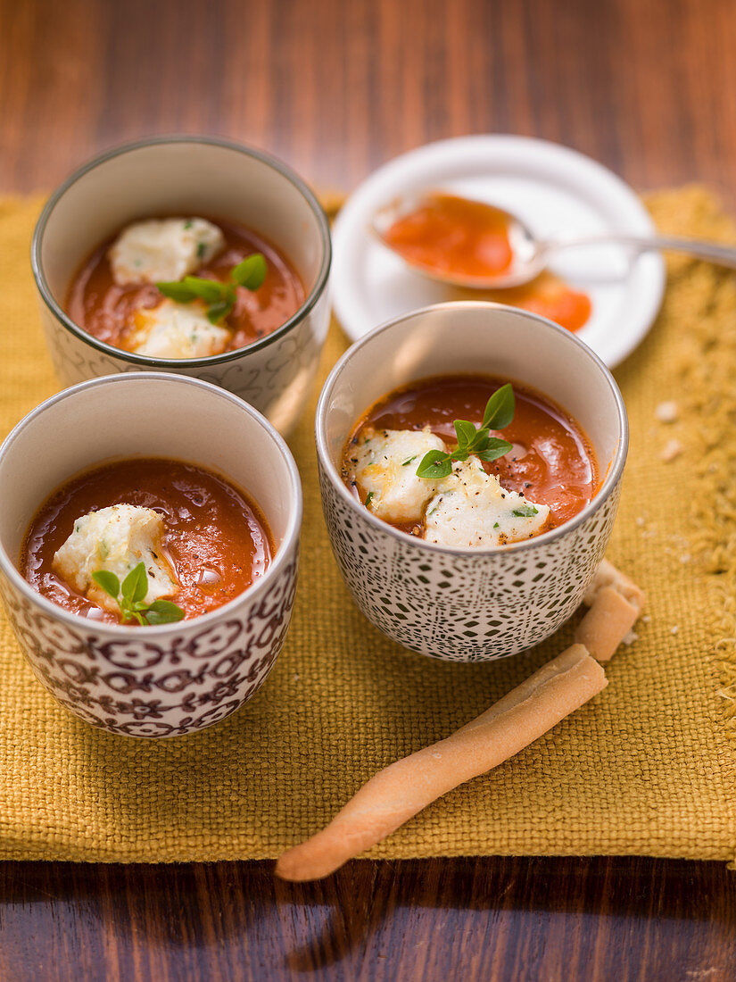 Tomato soup from Italy