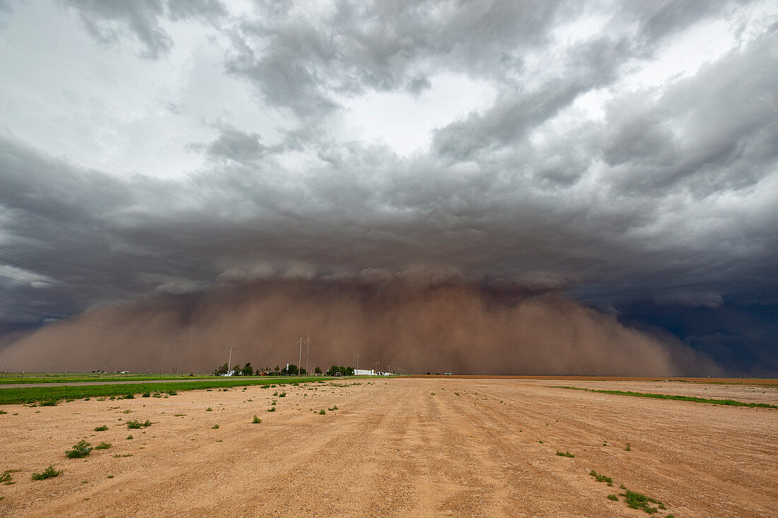 Haboob dust storm, Texas, USA