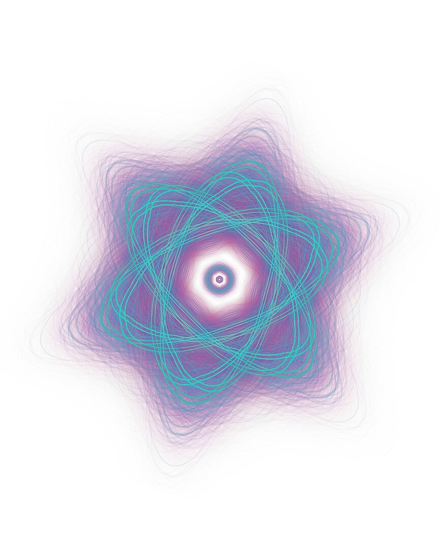 Atomic Nucleus illustration.