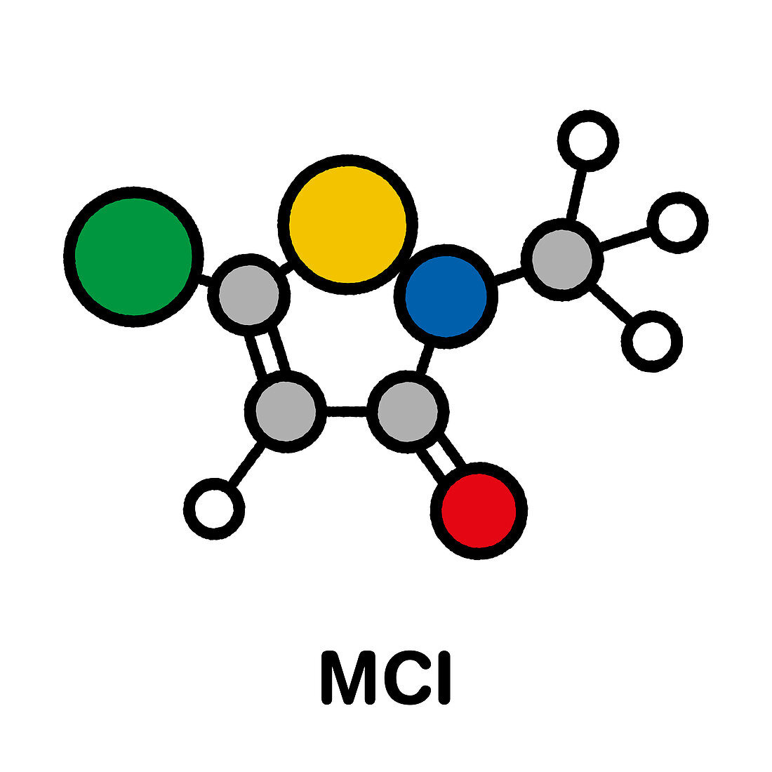 Methylchloroisothiazolinone preservative molecule