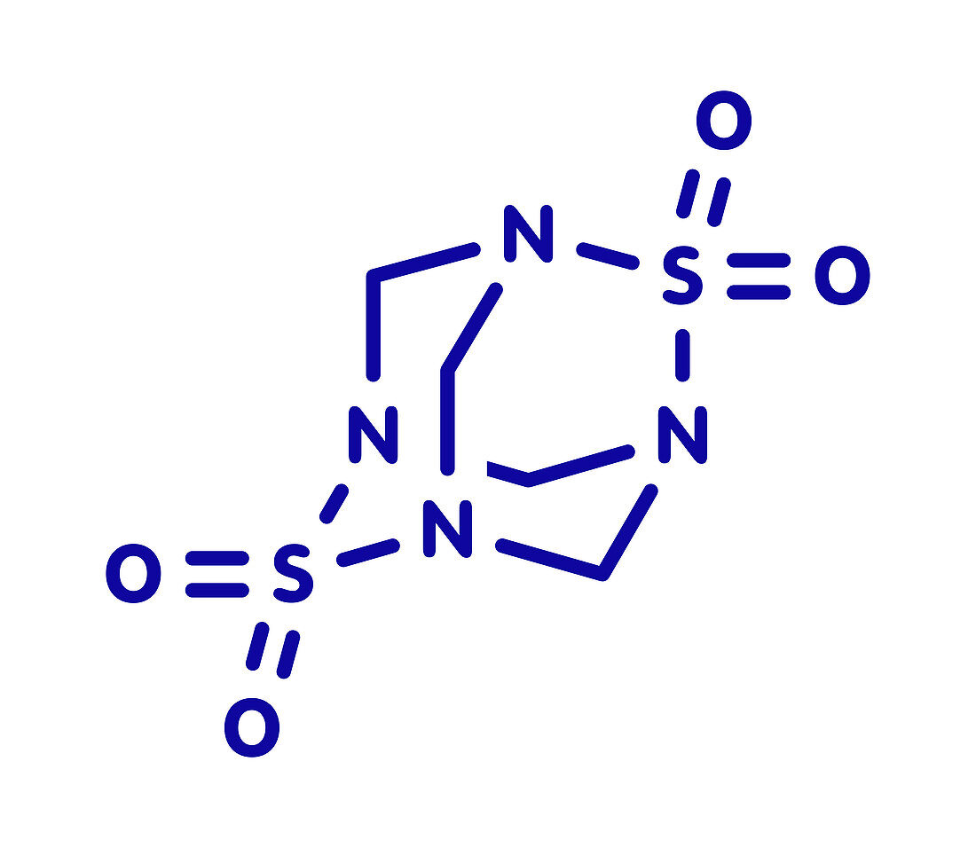 Tetramethylenedisulfotetramine rodenticide molecule