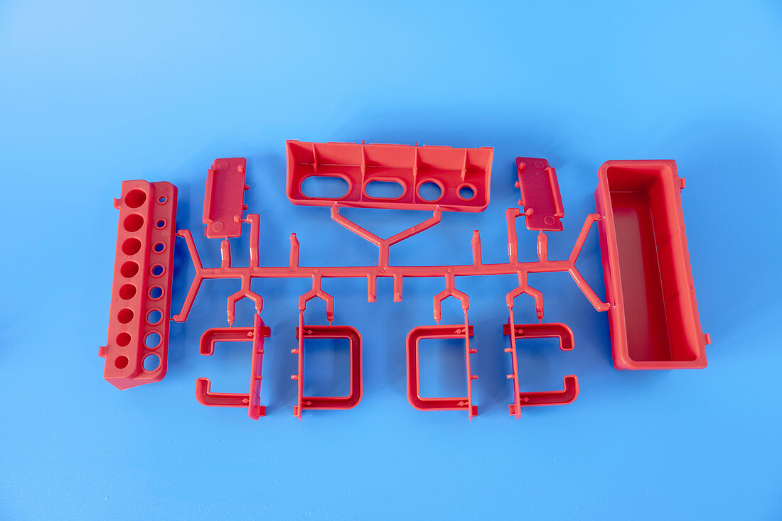 Injection moulded plastic parts