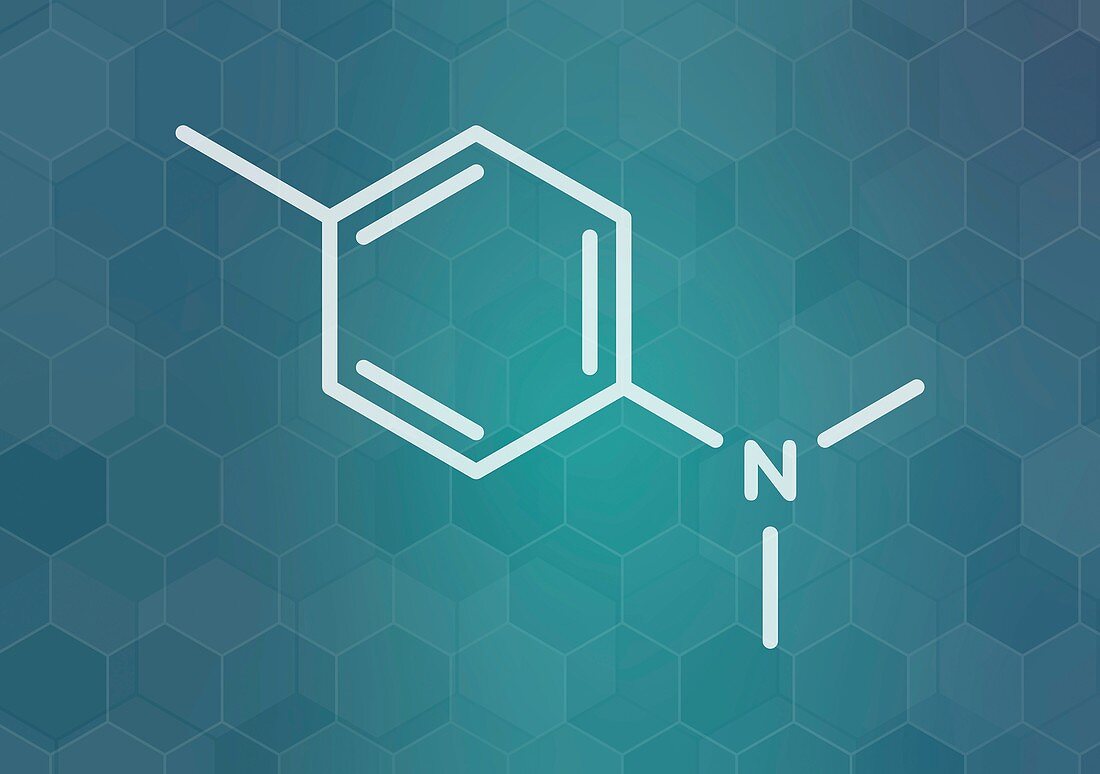 DMPT molecule, illustration