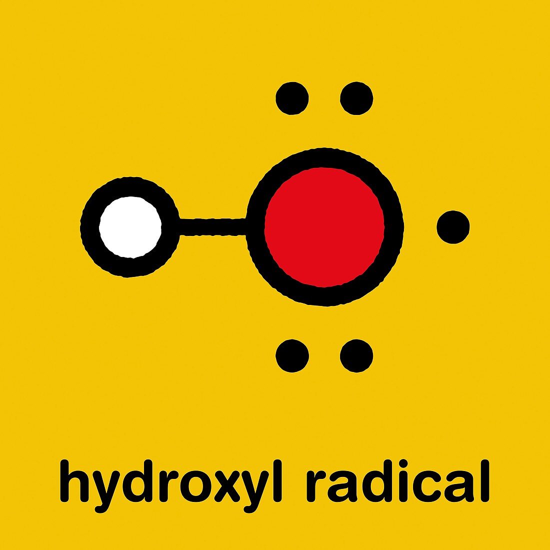 Hydroxyl radical, illustration