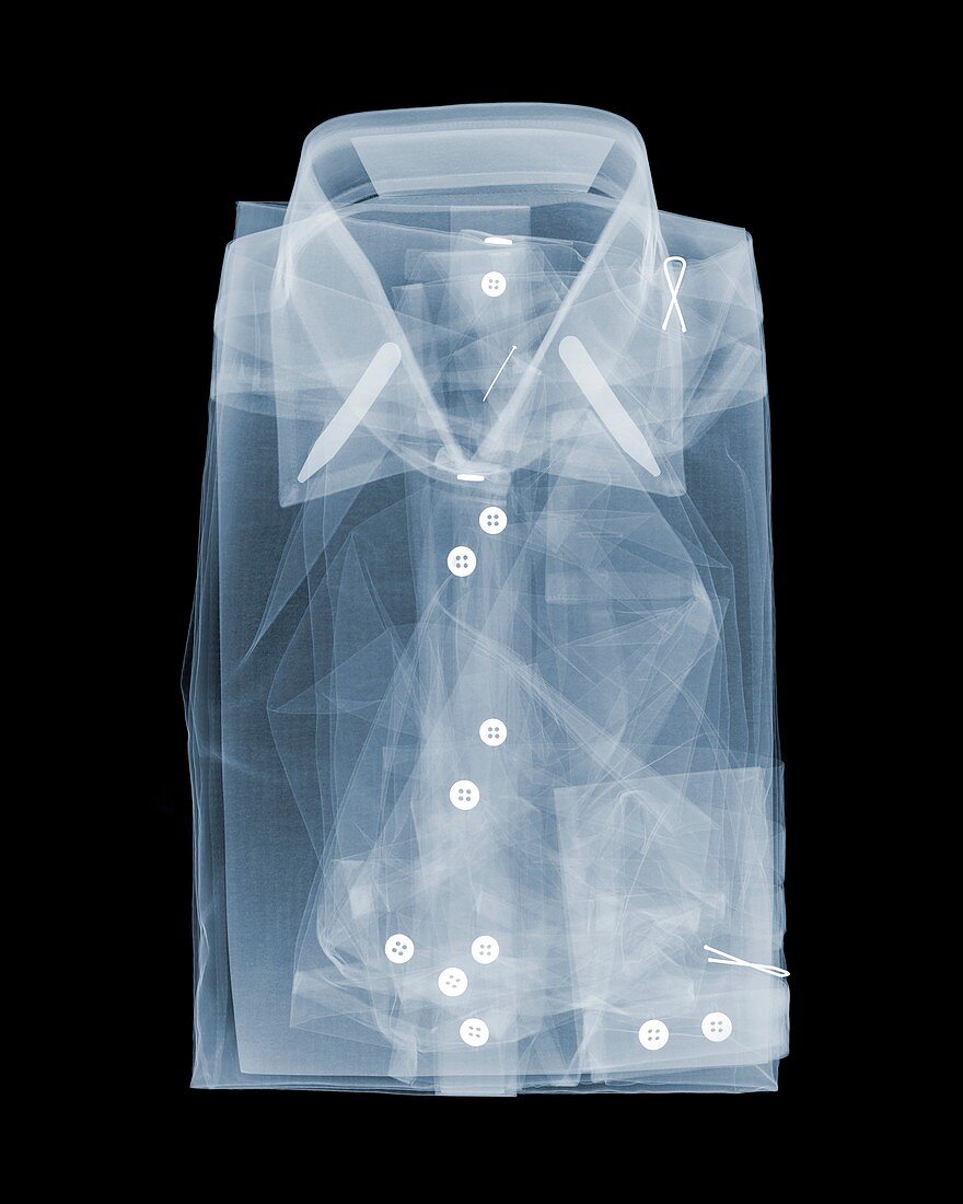 Men's shirt, X-ray