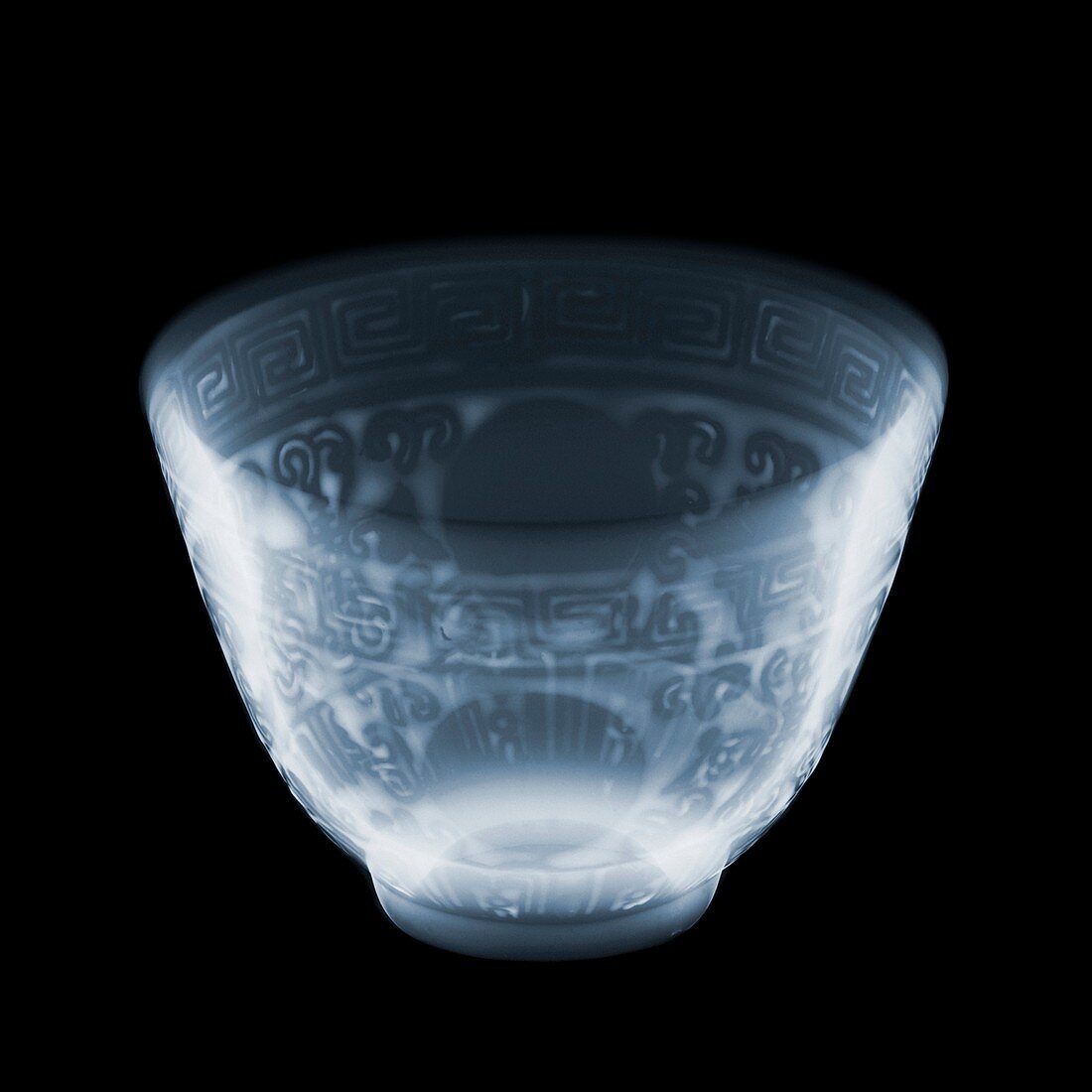 Chinese bowl, X-ray