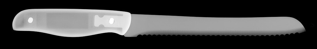 Bread knife, X-ray