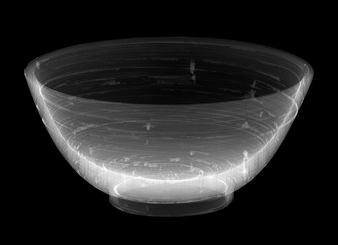Wood bowl, X-ray