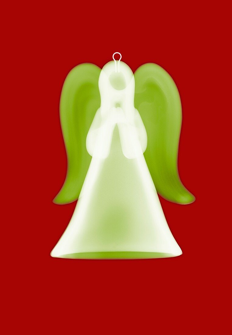 Angel ornament, X-ray