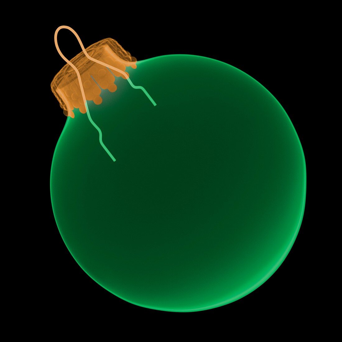 Green bauble, X-ray