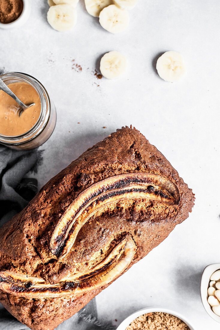 Peanut Butter Banana Bread