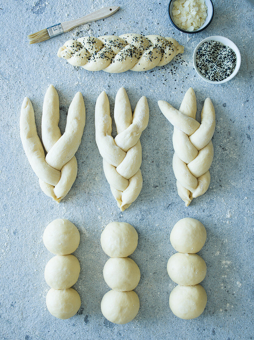 How to Plait Kitke or Challah