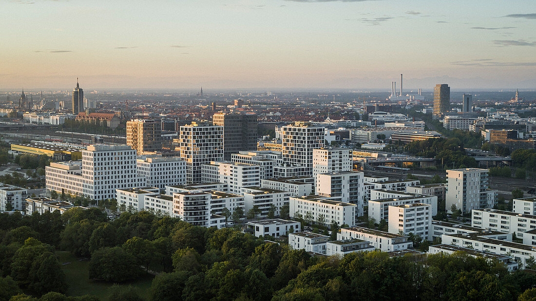 München und der Hirschgarten, Bayern, Deutschland