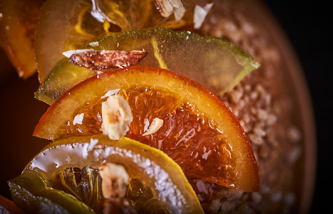 Candied fruits (close-up)