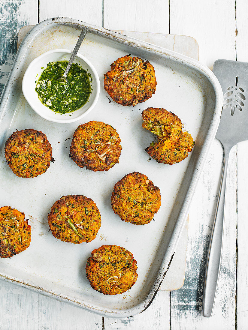 Sweet potato salmon cakes