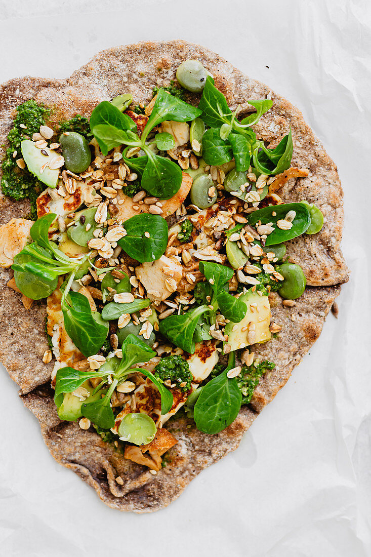 Wholewheat flatbread