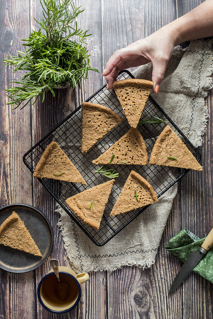 Rosemary cookies