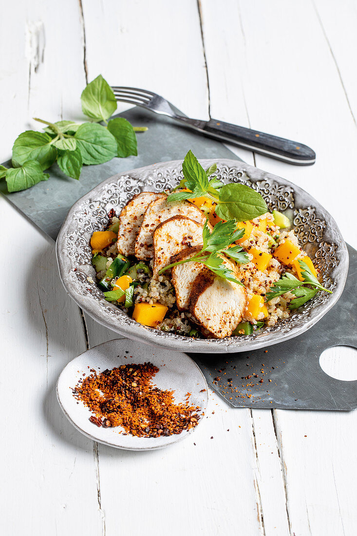 Festive Quinoa with chicken