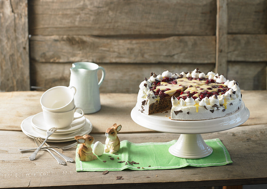 Eggnog cake from Northern Germany