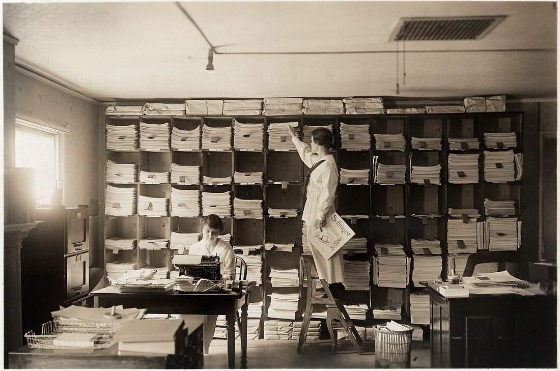 The Suffragist newspaper office