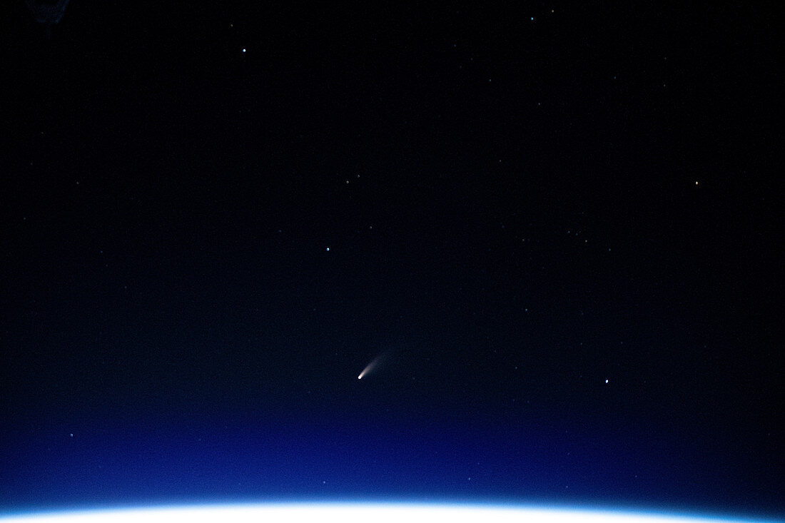 Comet Neowise from the ISS