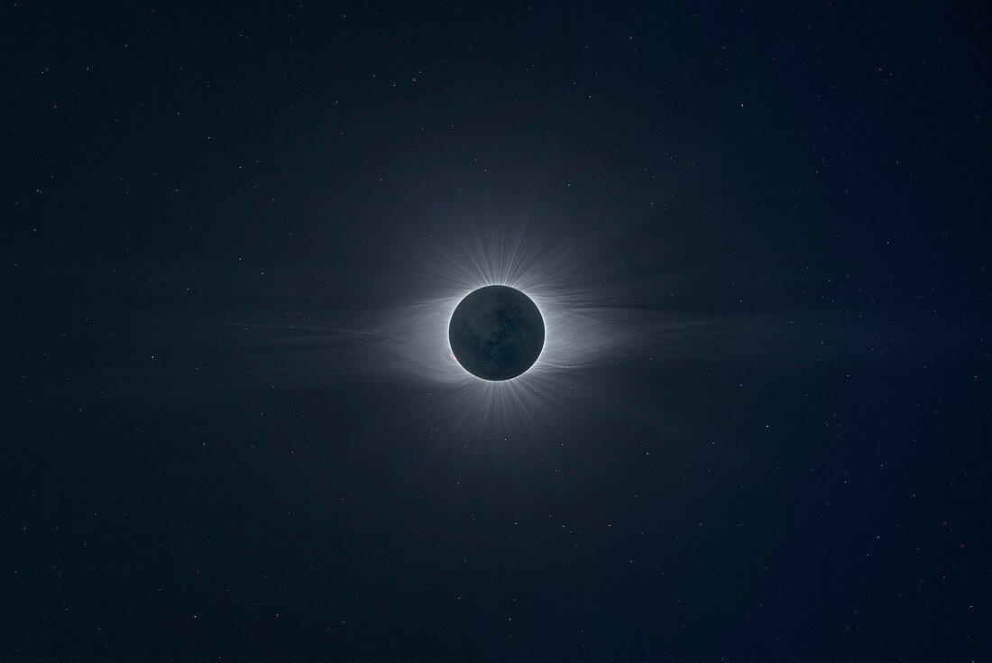 Total solar eclipse, Solar corona
