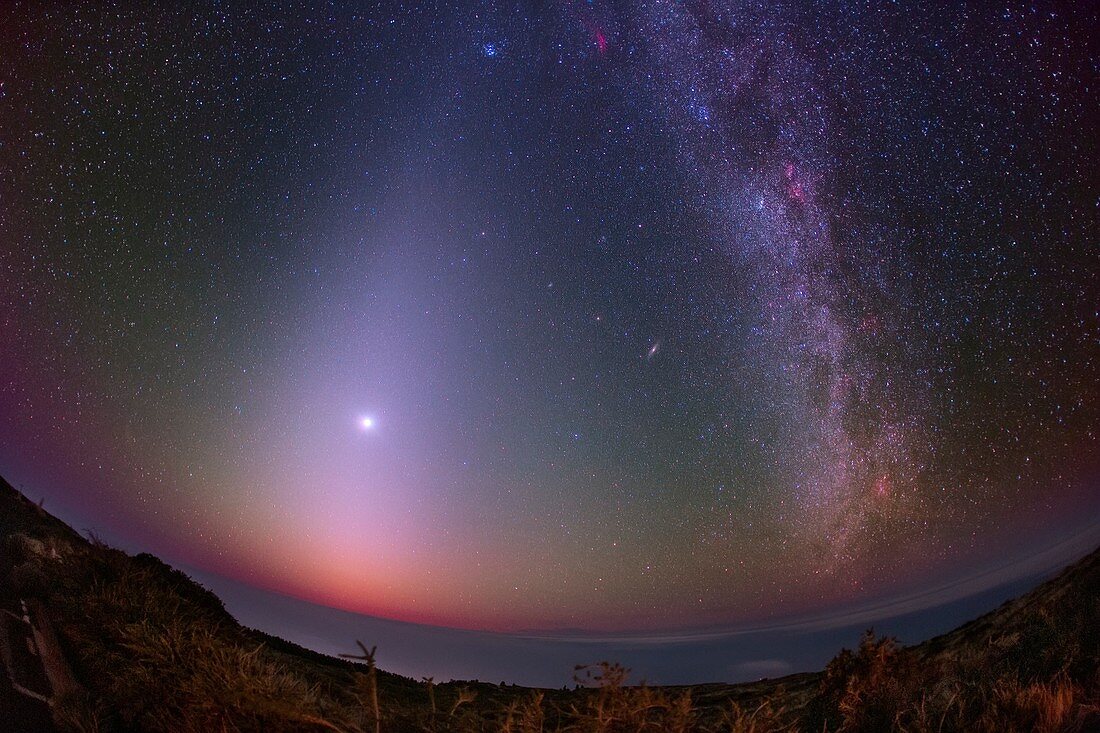 Milky Way and Venus