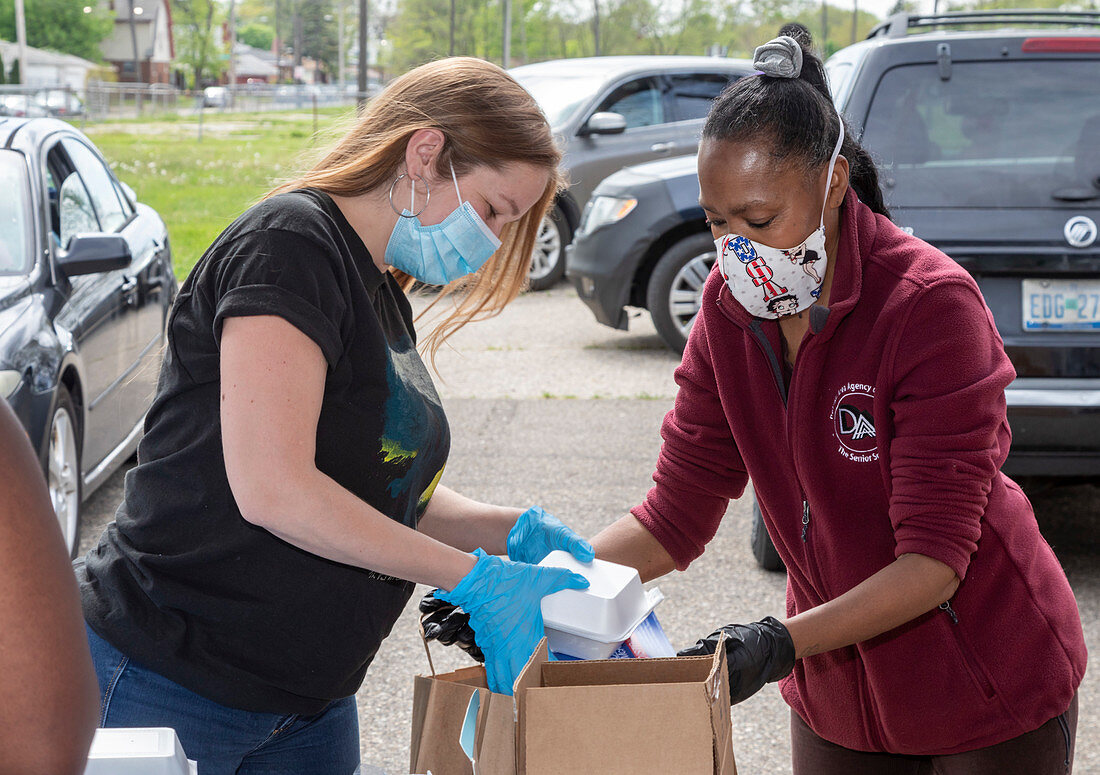 Free food distribution during covid-19 outbreak