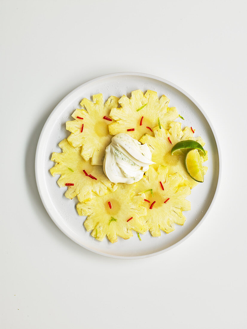 Pineapple carpaccio