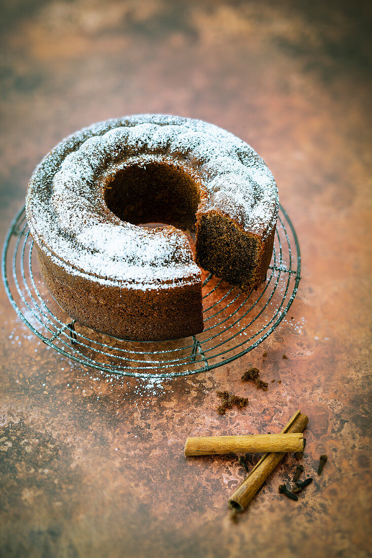 Veganer Kaffee-Gewürzkuchen