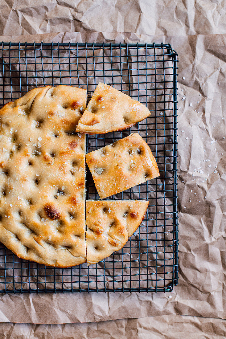 Schiacciata (Brot aus der Toskana)