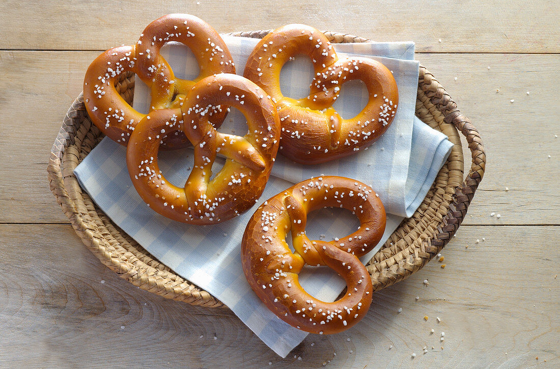 Fresh pretzels