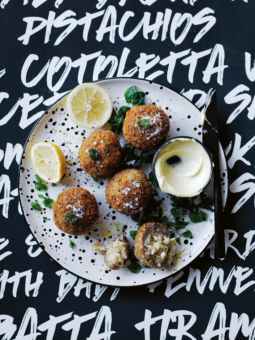 Pork and fennel arancini