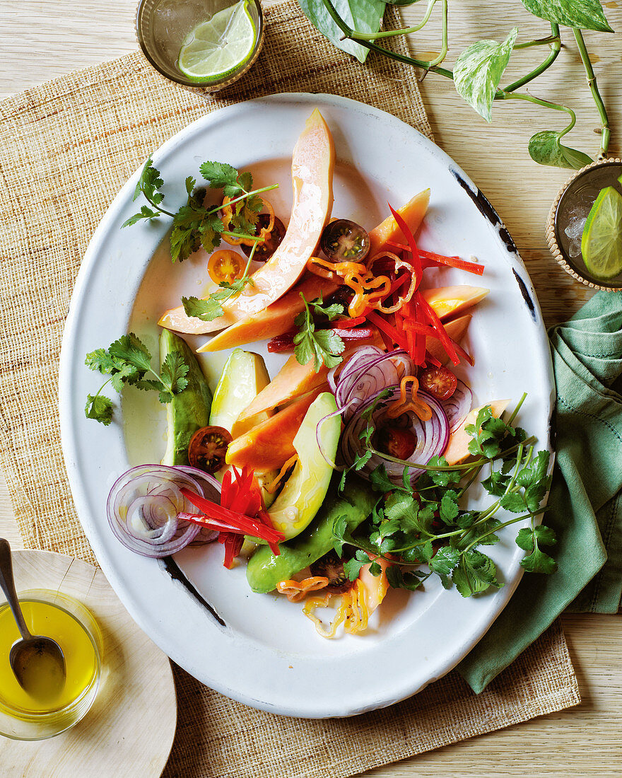 Avocado-Papaya-Ceviche