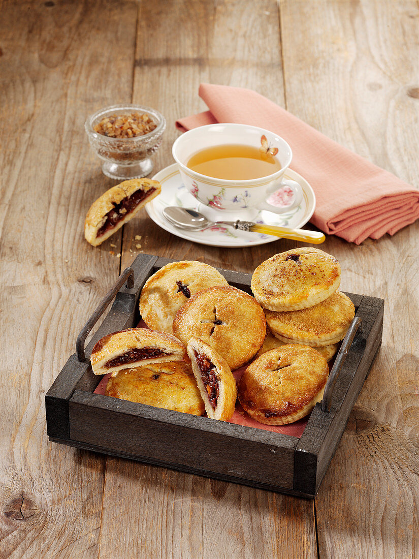 Plum handpies with lavender