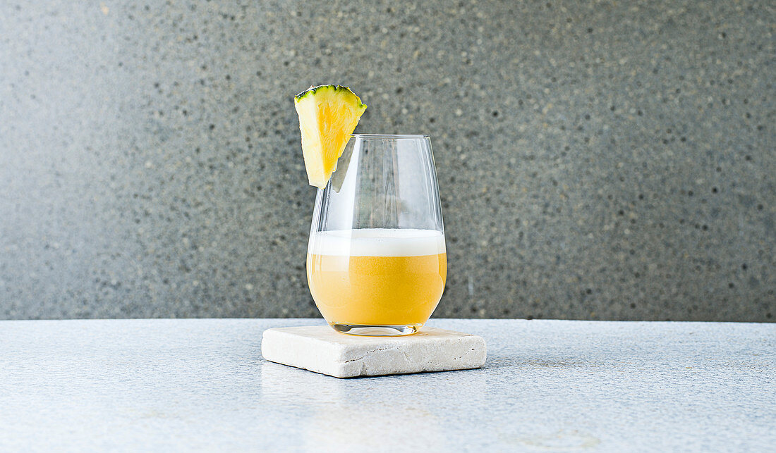 Pineapple whisky sour