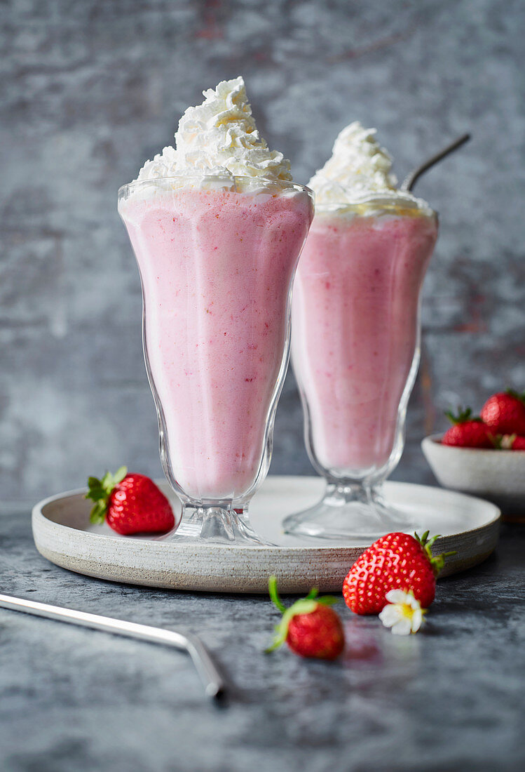 Strawberry milkshake