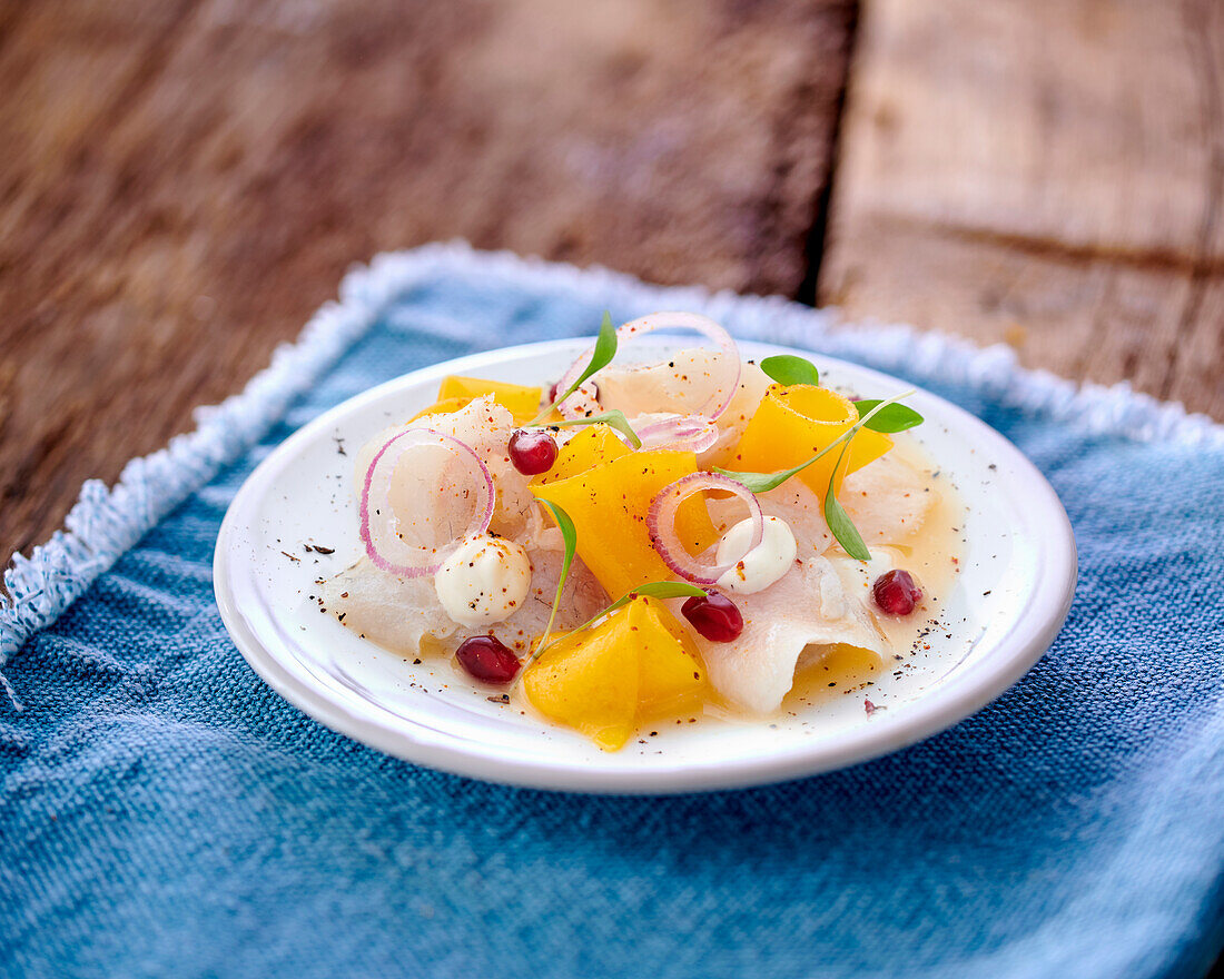 Ceviche mit Dorade und Mango