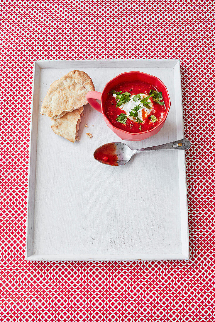 Shakshuka aus der Mikrowelle