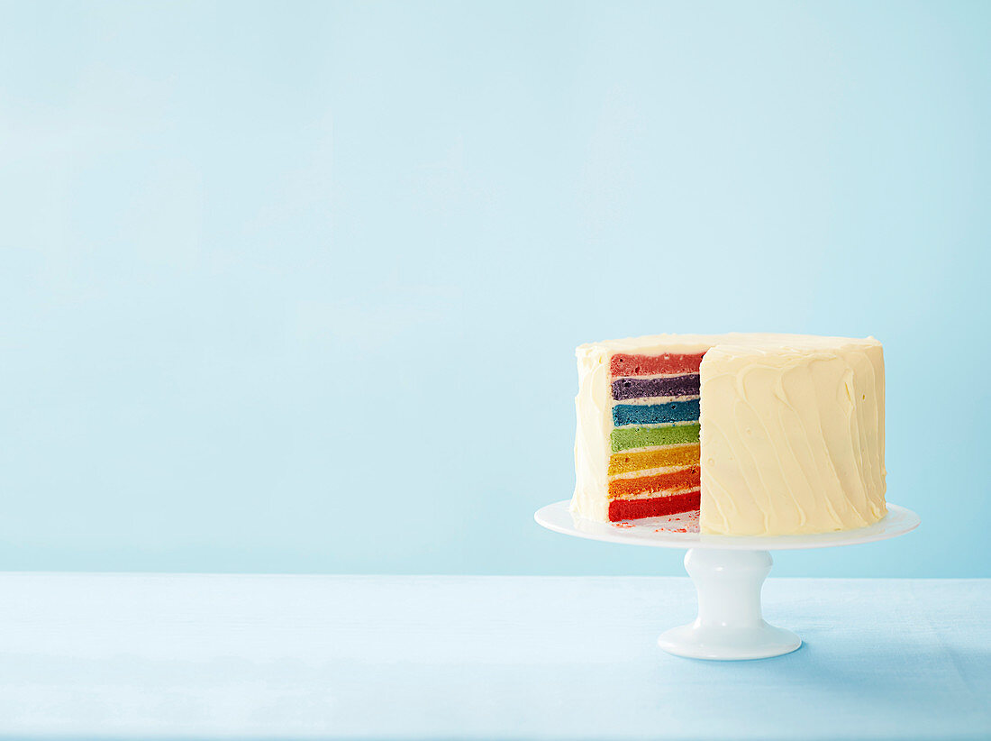 Regenbogenkuchen