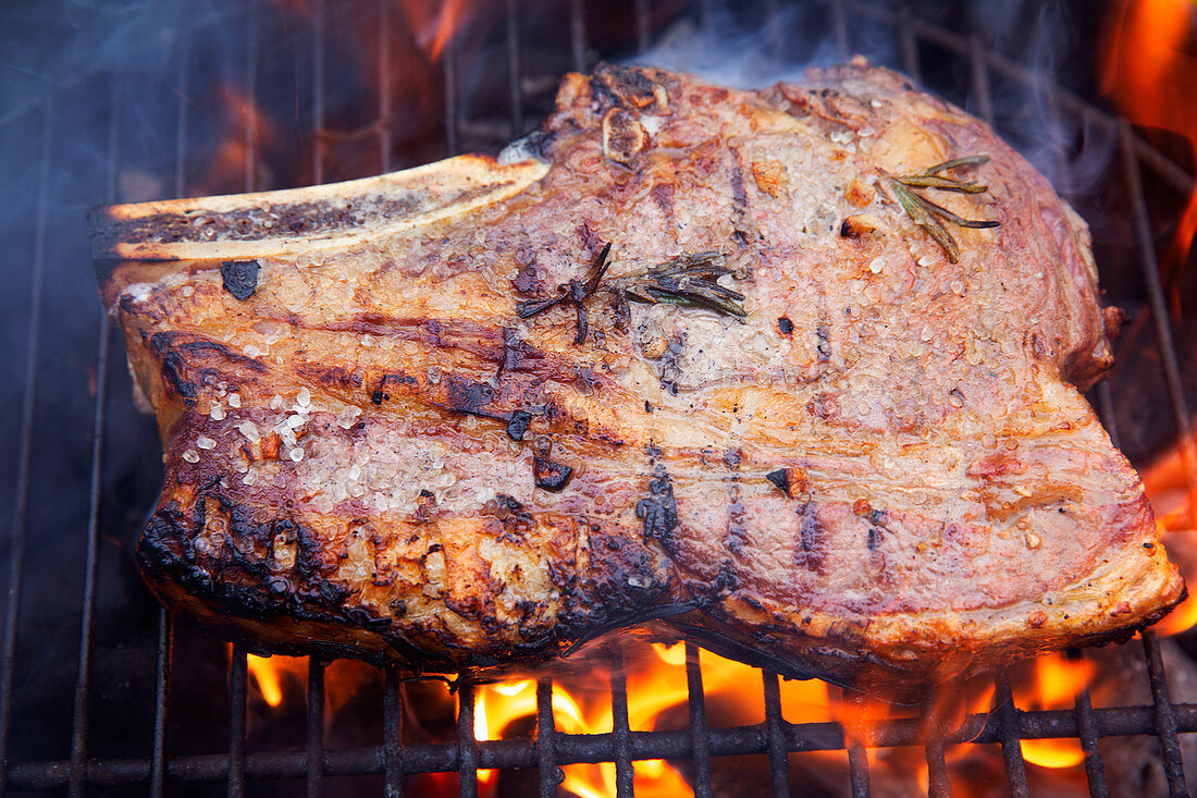 Steak auf dem Grill