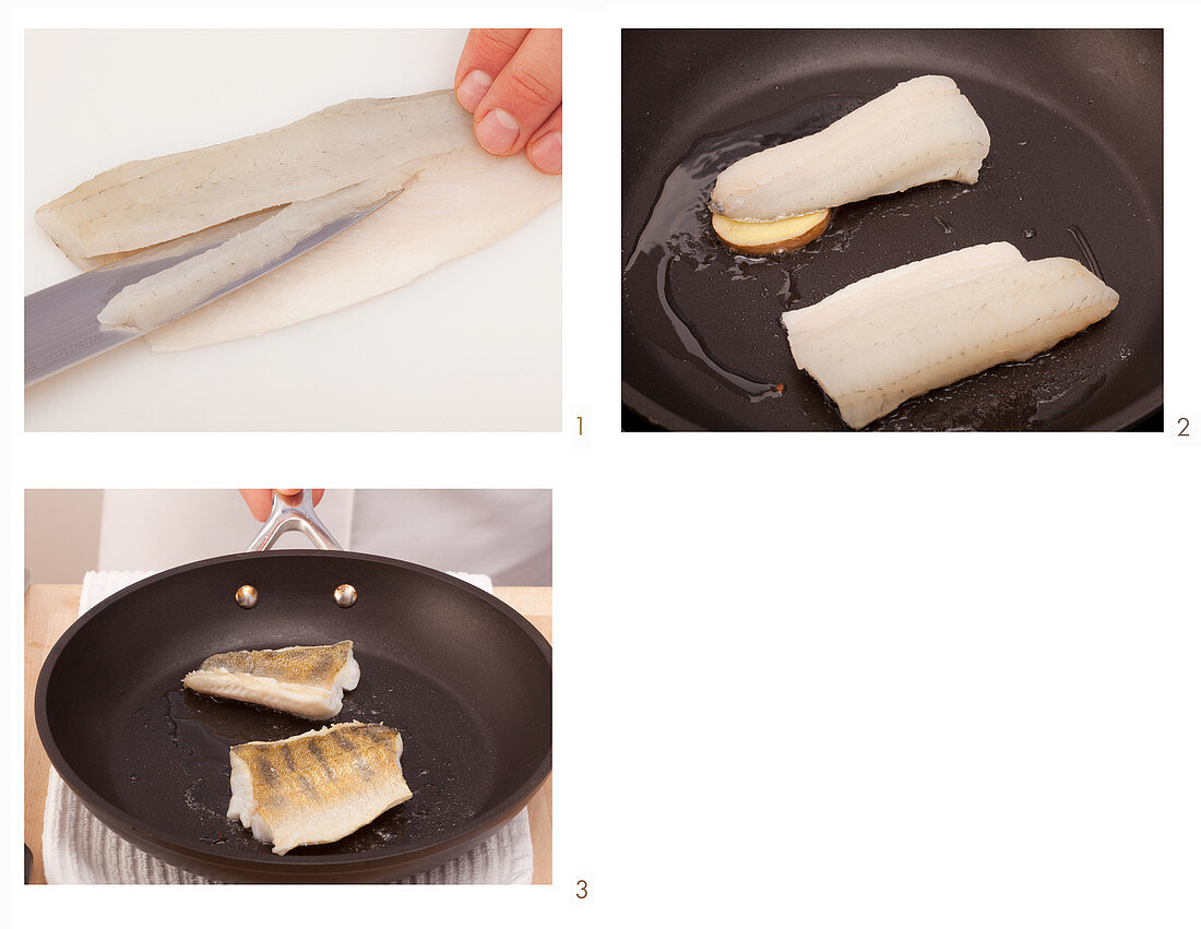 How to fry a perch fillet in a frying pan until crispy