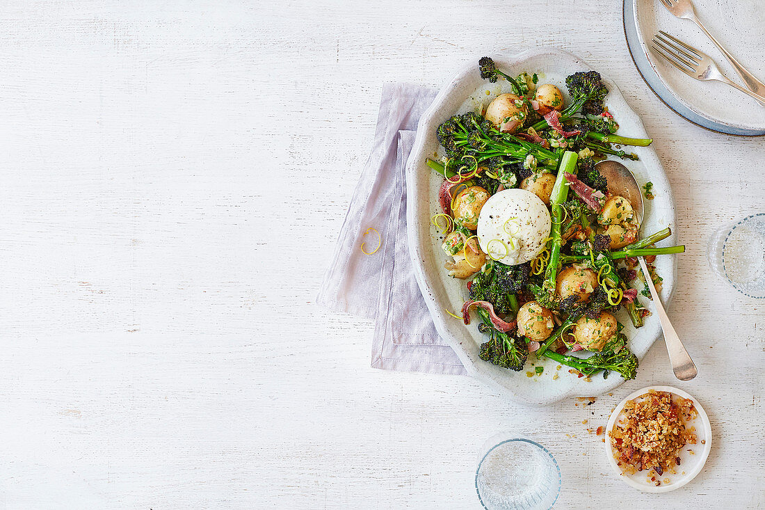 Herby potato salad