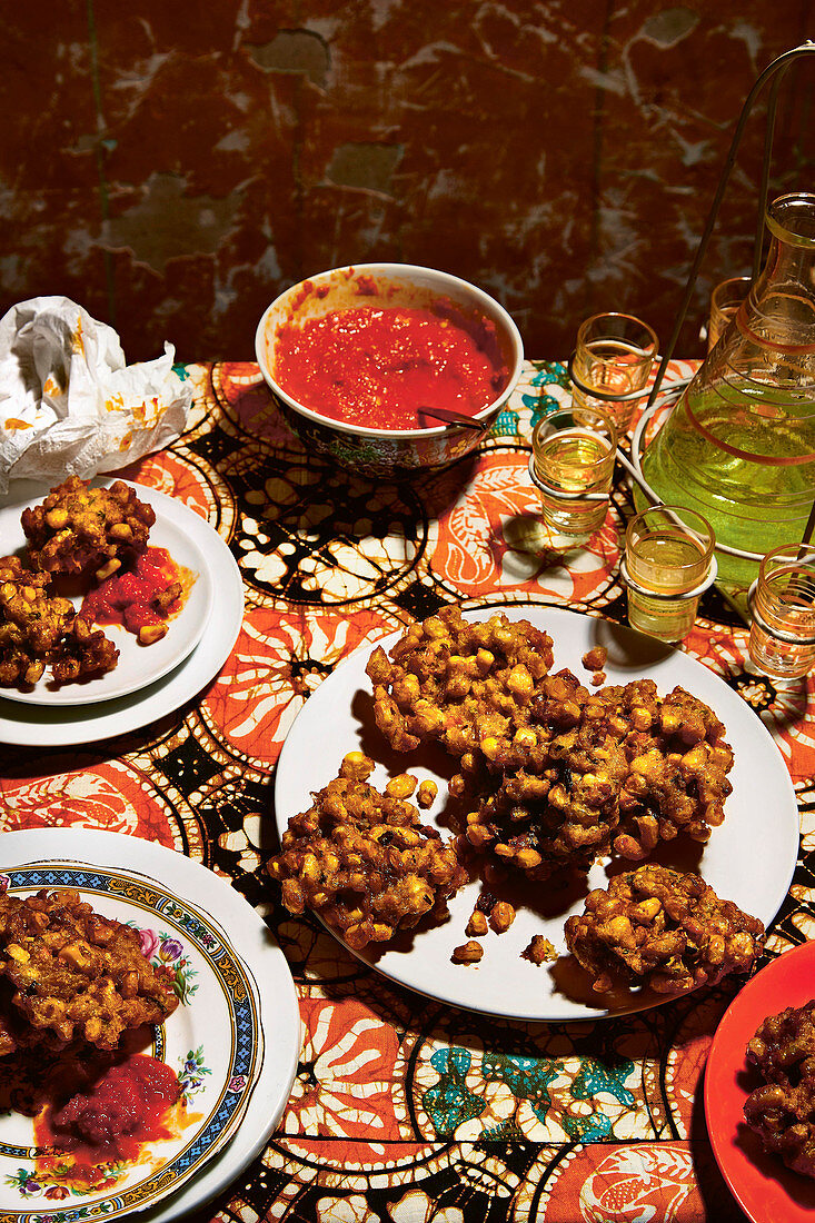 Perkedel jagung (spiced corn fritters)