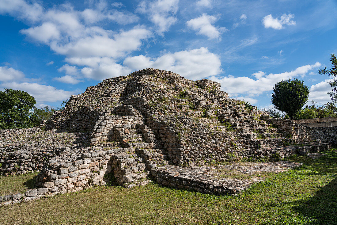 Mayan pyramid, Acanceh, Mexico