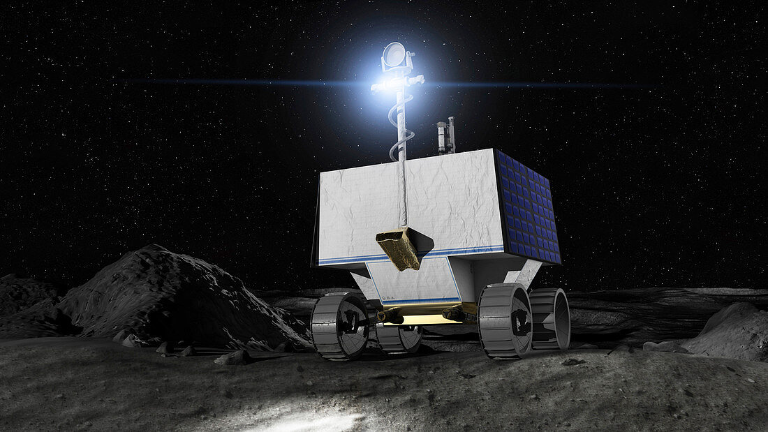 VIPER lunar robot, illustration