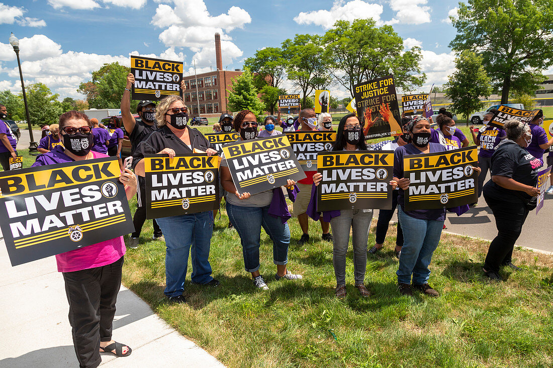 Black Lives Matter protest, Detroit, USA