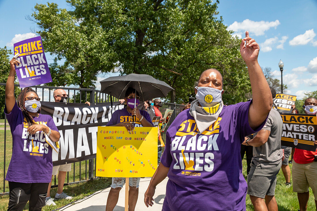Black Lives Matter protest, Detroit, USA