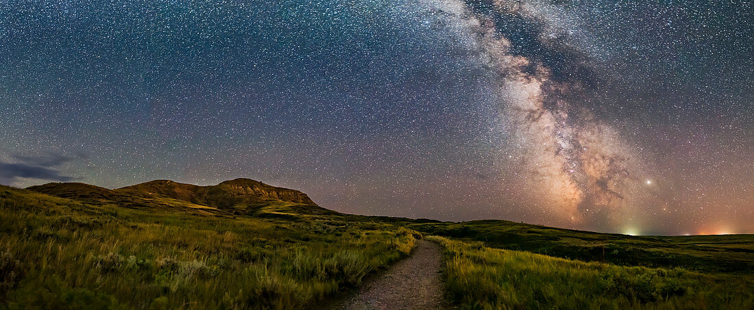 Milky Way, Eagle Butte, Grasslands National Park, Canada