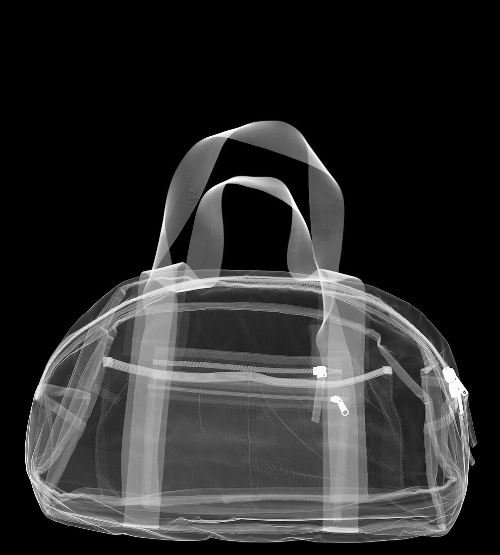 Small sports holdall, X-ray